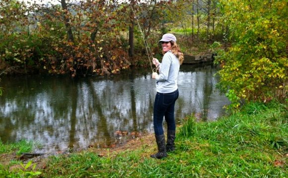 Fishing- me on the creek …