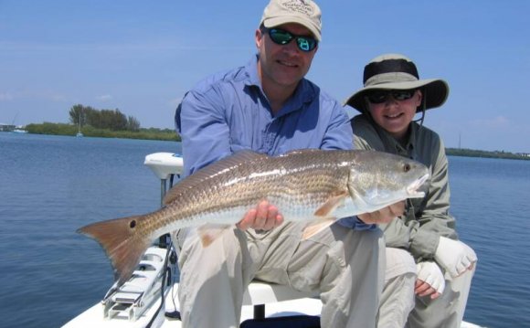 Mike and Kev with a large