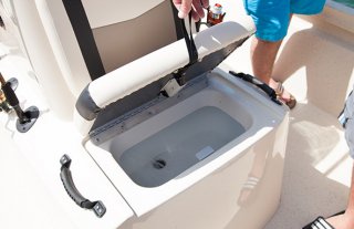 Easy Access Underseat Baitwell