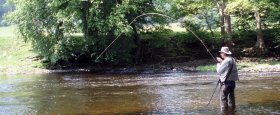 Fly fishing regarding River Dee