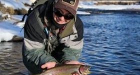 directed fly-fishing travel in wintertime regarding the Colorado River, The Colorado River is alongside Summit County.