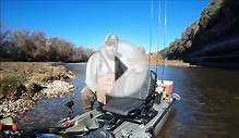 Brazos River Kayak Fishing!WS Air Pro Max Seat