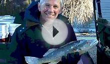 February Ice Fishing for Walleye in Door County