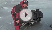 Ice Fishing Video St. Louis River Dangerous Ice & Walleye