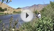 Kern River Trout Fishing, Kernville, CA.